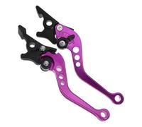 for Purple CNC Machined Motorcycle Clutch Brake Lever Set 11.8x2.0x1.4in 2Pcs