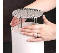 For PVC Vent Pipe Exhaust Hood Mesh Cover Made from 304 Stainless Steel, Featuring Anti Pest Design and Polished for Rust Resistance and Extended Service (For 150mm Pipe)