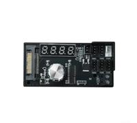 for pwm Fan Controller 12V 5A with for temp Sensor Mode for | Stable 12V 5A output, drives 6 fans, digital display, auto for temp mode, manual encoder control