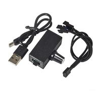 for pwm Fan Controller, Low Voltage Small 4Pin B3 4 Wire Governor for PC Computer Chassis Cooling Adjustable Compatible(B)