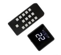 for pwm Fan Controller with Remote & Digital Display, 5V/12V/24V DC Control for 4-Pin PC Fans, DIY Cooling for Routers & Small Factor PCs, DC5521 Input