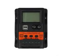 For PWM Solar Charge Controller 10A 12V/24V with LCD Display Dual USB for Motorhome Camping Boat for AGM GEL