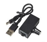 for PWM Speed Controller for 12V 4-Wire DC Fans and Pumps Type C Input 5V to 12V DC-DC Boost 0.5A Output Built-in Signal Generator Small Size for DIY Cooling and PC Setup(A)