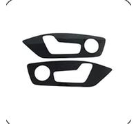 For Q3 2019-2022 Car Seat Adjustment Memory Button Panel Cover Decorative Sticker Trim Stainless Steel Interior Interior Console Gear Shift Panel Trim(Black)