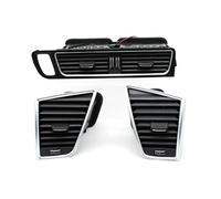 For Q5 2009 2010 2011 2012 2013 2014 2015 2016 2017 2018 LHD Front Air Conditioner Outlet Air Vent Assembly Car Air Conditioning AC Vent Grille(LHD 3PCS Set)