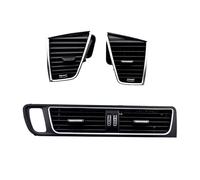 For Q5 2009 2010 2011 2012 2013 2014 2015-2018 Front Dash Middle Air Conditioner AC Vent Grille Frame Outlet Assembly(3 Pcs)