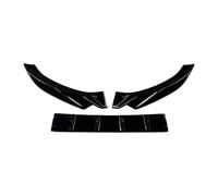 For Q5 8R SQ5 2013 2014 2015 2016 Car Lower Spoiler Lip Exterior Front Bumper Separator Splitter OOPUHKSY(Glossy Black)