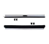 For Q7 2007 2008 2009 2010 2011 2012 2013 2014 2015 Car Panorama Sunroof Sunshade Curtain Cover Assembly Front And Rear Car Sun Shade Protection(Black Front x Rear)