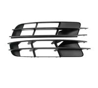For Q7 2007 2008 2009 Black Car Front Left Right Side Lower Bumper Grille Fog Light Grill Cover 4L0807681 4L0807682 PYPFQUMQGR(1 Pair)