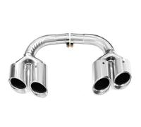 For Q7 2016-2023 Square To Quad Tip Upgrade Tailpipe Nozzle Tuning Modified Rear Car Stainless Steel Exhaust Tailpipes Car Exhaust Pipe