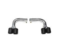 For Q8 2019 2020 2021 2022 2023 Upgraded FOR SQ8 Quad Muffler Headers Systems Nozzles Car Exhaust Tailpipes(carbon fiber)