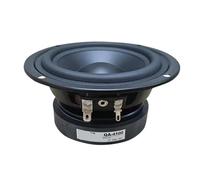 For QA-4100 4'' Home Audio DIY HiFi 3-Way Mid-Range Speaker Unit Black PP Cone 8ohm/80W Fs=65Hz Frame OD=115mm