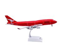 For Qantas 'All Red' Boeing B747-400 Alloy Metal Aircraft Model Decorative Item 1/200 Scale Model Toy Plane VH-OEJ