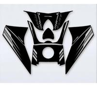 For QJMOTOR FORT 350 Motorcycle Tank Pad Protector Leather Frosting Sticker Decals Accessories