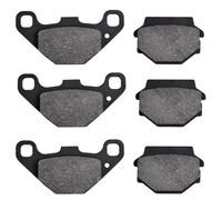 For QUADZILLA QZ 450 Sport 2008-2009 XLC 500 2010-2015 Motorcycle Front Rear Brake Pads Organic Disc
