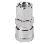 For Quick Coupling for Compressed Air Hose Pneumatic Connector Galvanised Iron Compressor Connection SP20 PP20 SM20 PM20 SH20 PH20 SF20 PF20 Silver 1 Piece (SF20)
