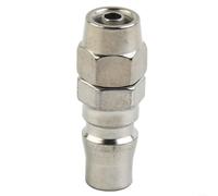 For quick coupling for compressed air hose, pneumatic connector, galvanised iron, compressor connection, SP20, PP20, SM20, PM20, SH20, PH20, SF20, PF20, silver, 1 piece (PP20)