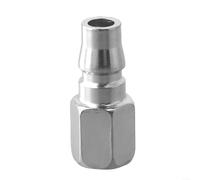 For Quick Coupling for Compressed Air Hose Pneumatic Connector Galvanised Iron Compressor Connection SP20 PP20 SM20 PM20 SH20 PH20 SF20 PF20 Silver 1 Piece (PF20)