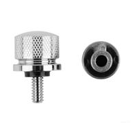 for Quick Release Seat Bolt 1/4-20 Tool-Free Install for Quick | 1/4-20 thread size, knurled grip design, tool-free installation, chrome aluminum alloy, rear fender mount