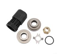 For Quicksilver For Mercury Marine 4 Piece Flo-Torq Reflex Hub Kit Direct Replacement for Part Numbers 835257K12 and 835257Q12