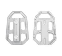 For R 1200 GS For S 1000 XR For G 310 GS For R Nine T Scrambler Urban Motorcycle Footrest Extender Billet Wide Footrest Motorcycle Pedal(Silver)