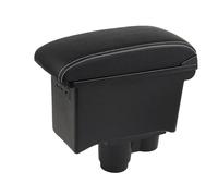 For R&enault For Duster Car Armrest Storage Box Center Console Accessories Car Armrest Box(A3 Black white 7USB)