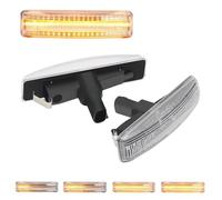 FOR R ROVER SPORT L320 NEW DYNAMIC LED SIDE REPEATERS INDICATOR LIGHTS CLEAR