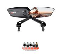 For R1 YAM&AHA YZFR1 YZF R1/R1M/R1S R3 R6 YZF-R6 LOGO Accessories Motorcycle Adjustabale Side Rearview Mirrors CNC View Mirror(A)