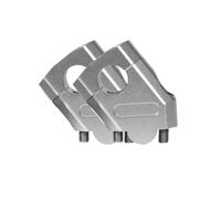 For R1200GS 28mm 22mm Motorcycle Handlebar Riser Bar Mount Handle Clamp Universal(SILVER,22mm)