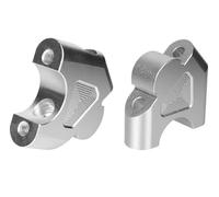 For R1200GS For R1250GS For R1250RS For S1000XR For R1200R For Adventure For ADV Handlebar Back Move Handlebar Riser 32MM Motorbike Handlebar Risers(Silver)