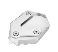 For R1200GS LC 2013-2018 For R 1250 GS 2018 Side Stand Extension Pad Enlarger Plate Kickstand(Silver)
