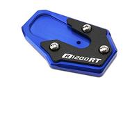For R1200RT R 1200 RT 2014 2015 2016 2017 2018 Motorcycle Foot Side Stand Pad Plate Kickstand Enlarger Plate CNC Support Plate(Blue)
