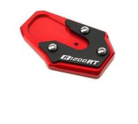 For R1200RT R 1200 RT 2014 2015 2016 2017 2018 Motorcycle Foot Side Stand Pad Plate Kickstand Enlarger Plate CNC Support Plate(Red)