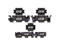 for R1250GS F850GS R1200GS Adventure 2014-2023 Motorcycle Aluminum Box Reflective Sticker Protector Set(Black,R1200)