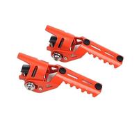 For R1250GS R 1250 GS LC 2019-2023 2022 R1200GS LC 2013-2021 Motorcycle Highway Front Foot Pegs Folding Footrests Clamps Motorcycle Footrest Bracket(Orange)