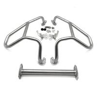 For R1250GS R 1250GS R1250 GS LC 2019-2023 Motorbike Highway Engine Guard Crash Bar Frame Bumper Fairing Protector Motorcycle Protector Crash Bars(Upper(Silver))