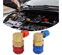 for R134A Quick Connector Adapter Coupler for AUTO 45*19*11mm 45*21*11mm R134A Quick efficient and effective operation designed for long lasting use with proper durability and 90-degree designthis set