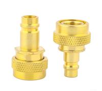 For R134a to For R1234yf Quick Coupling Tool for High and Low Pressure AC Line Service on Automobiles