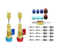 For R134A Valve Core Removal Tool for HVAC Use Compatible with For R22 and For R410 Air Conditioner High Low Pressure Valve Core Maintenance Tool