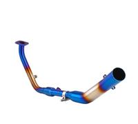 For R15, 4V, MT15 2017-2024, Universal Exhaust Muffler 51mm Titanium Alloy,Complete Motorcycle Exhaust System(TYPE-A)