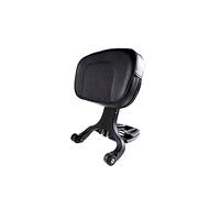 For R18 Classic Matt Black Chrome Motorcycle Fixed Mount Driver Passenger Backrest CFCKHPTHAZ(2)