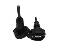 For R25 2015-2018 YZF R3 Motorcycle Falling Protection Frame Slider Fairing Guard Anti Crash Pad Protector Crash Bobbins(Black,A)