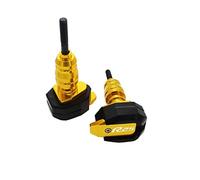 For R25 2015-2018 YZF R3 Motorcycle Falling Protection Frame Slider Fairing Guard Anti Crash Pad Protector Crash Bobbins(Gold,B)