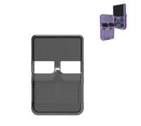 for R36S Silicone Protective Case,Transparent Case for R36S Retro Handheld Game Console,Anti-Scratch Washable Silicone Case for R36S Handheld Game Console Accessories (Transparent Black)