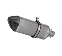 For R6 CBR650R NINJA650 GSXR750 Universal Motorcycle Exhaust Escape Modify Titanium Alloy Carbon Tip Big Hexagon Muffler(TYPE-A)