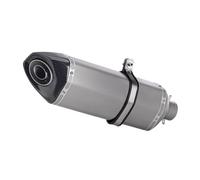 For R6 CBR650R NINJA650 GSXR750 Universal Motorcycle Exhaust Escape Modify Titanium Alloy Carbon Tip Big Hexagon Muffler(TYPE-B)