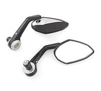 For R6 R1 For MT 09 TMAX XMAX WR 125 250 Motorcycle Mirror Handlebar Side Handle Bar Ends Mirror Motorcycle Mirror(White)