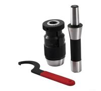 for r8 Shank Keyless Drill Chuck Kit 1/32" to 5/8" Capacity | with B18 for arbor for Drill Press Milling Machine Self-Tightening Metal Grip