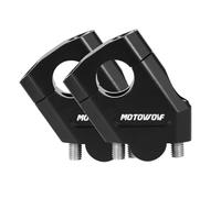 For R850R F800ST R1150R Motorcycle Handlebar Riser Bar Mount Handle Clamp Red Silver Black(28mm Black)