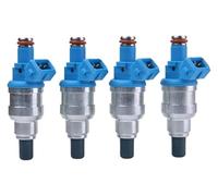 for Racing Modified Cars B16 B18 B20 D16 D18 F22 H22 H22A 370CC Flow Capacity Injection Fuel Injector 4X 370CC Bico EV1 Diesel Injector